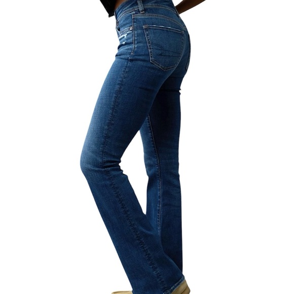 American Eagle Next Level Low-Rise Kick Bootcut Jeans size 8 - Picture 6 of 14